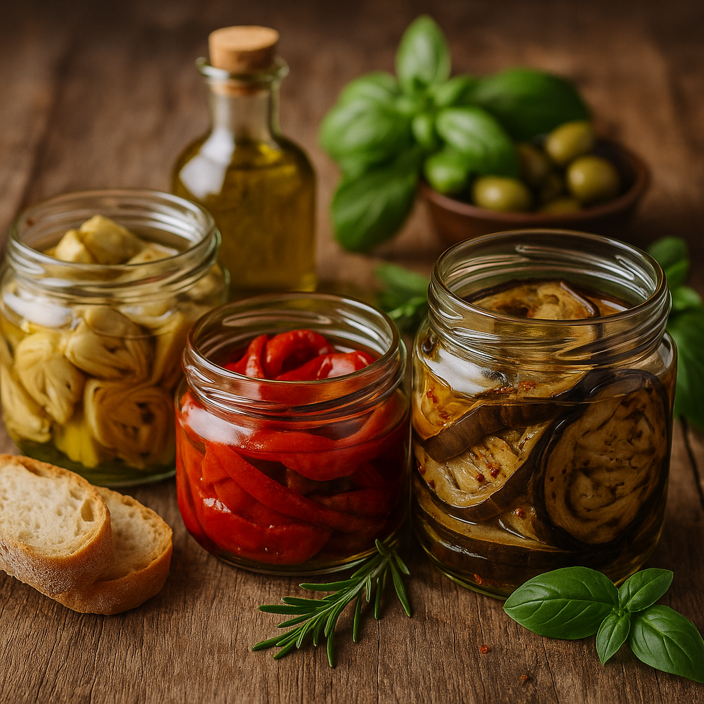 Italienisches eingelegtes Gemüse: Warum Antipasti im Glas so gut schmecken – Herstellung, Sorten & Serviertipps