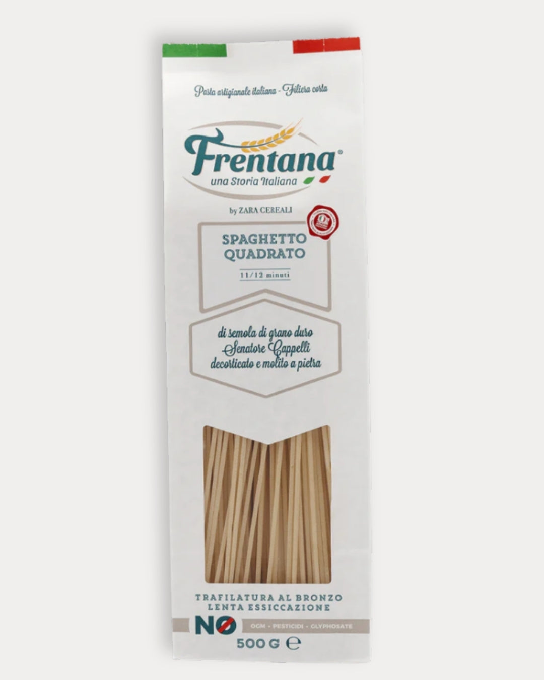 Spaghetti Quadrati - Blé dur Pasta Senatore Cappelli - 250 g
