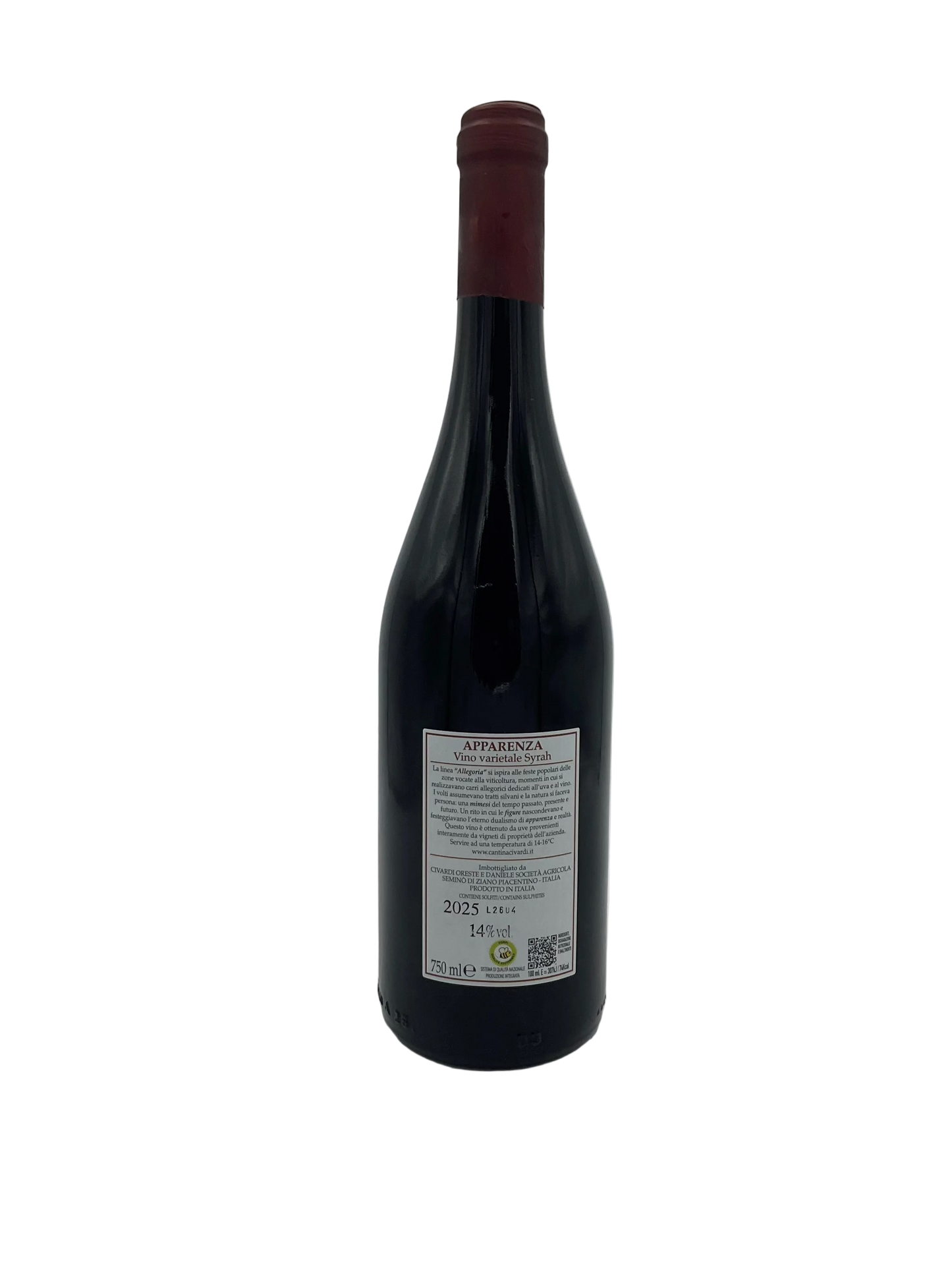 Apparenza - Rotwein Syrah - 750 ml