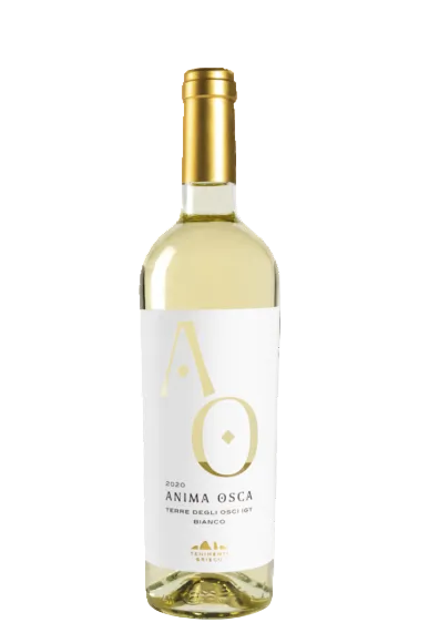 Anima Osca Weißwein 2020 – italienischer Terre degli Osci IGT Bianco in eleganter Flasche mit goldfarbenem Etikett