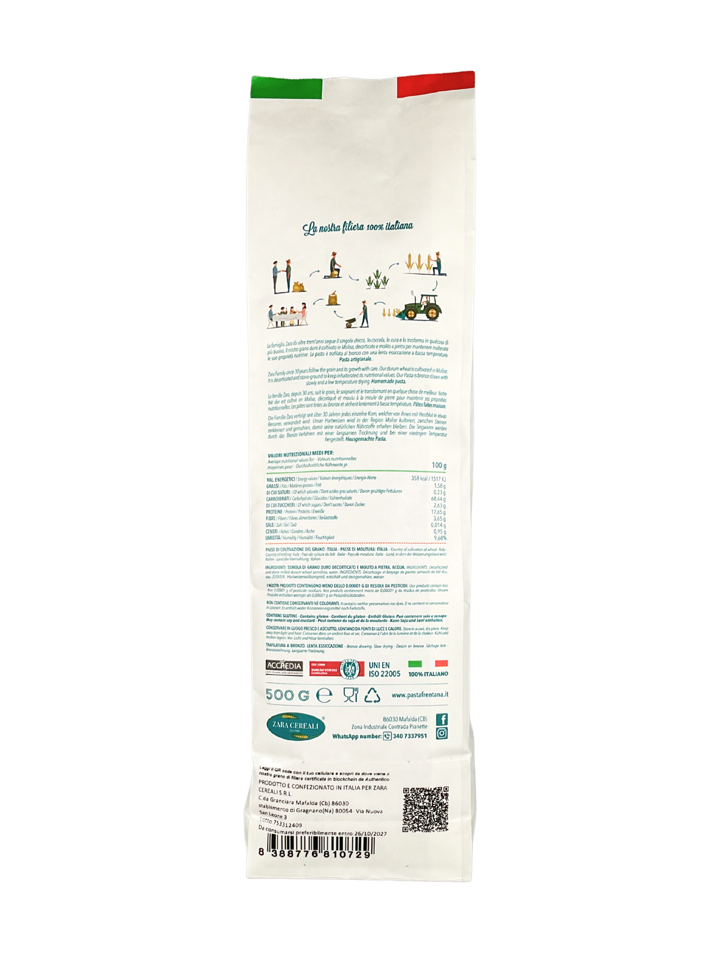Gnocchetti - Hartweizen Pasta Senatore Cappelli - 500 g
