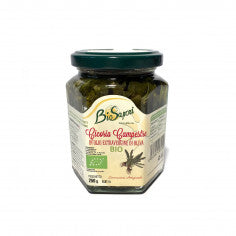 Bio-Cicoria selvatica in nativem Olivenöl extra von BioSapori – italienischer Chicoree Wildgemüse-Klassiker im Glas