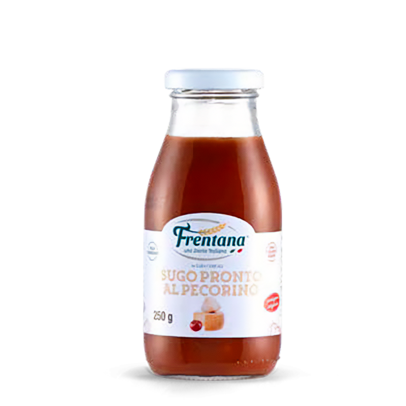 Frentana Sugo Pronto al Pecorino – italienische Tomatensauce mit Pecorino-Käse in der 250 g Flasche