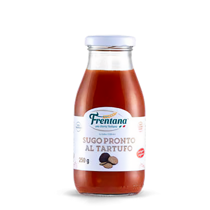 Frentana Sugo Pronto al Tartufo – italienische Tomatensauce mit schwarzem Trüffel in der 250 g Flasche