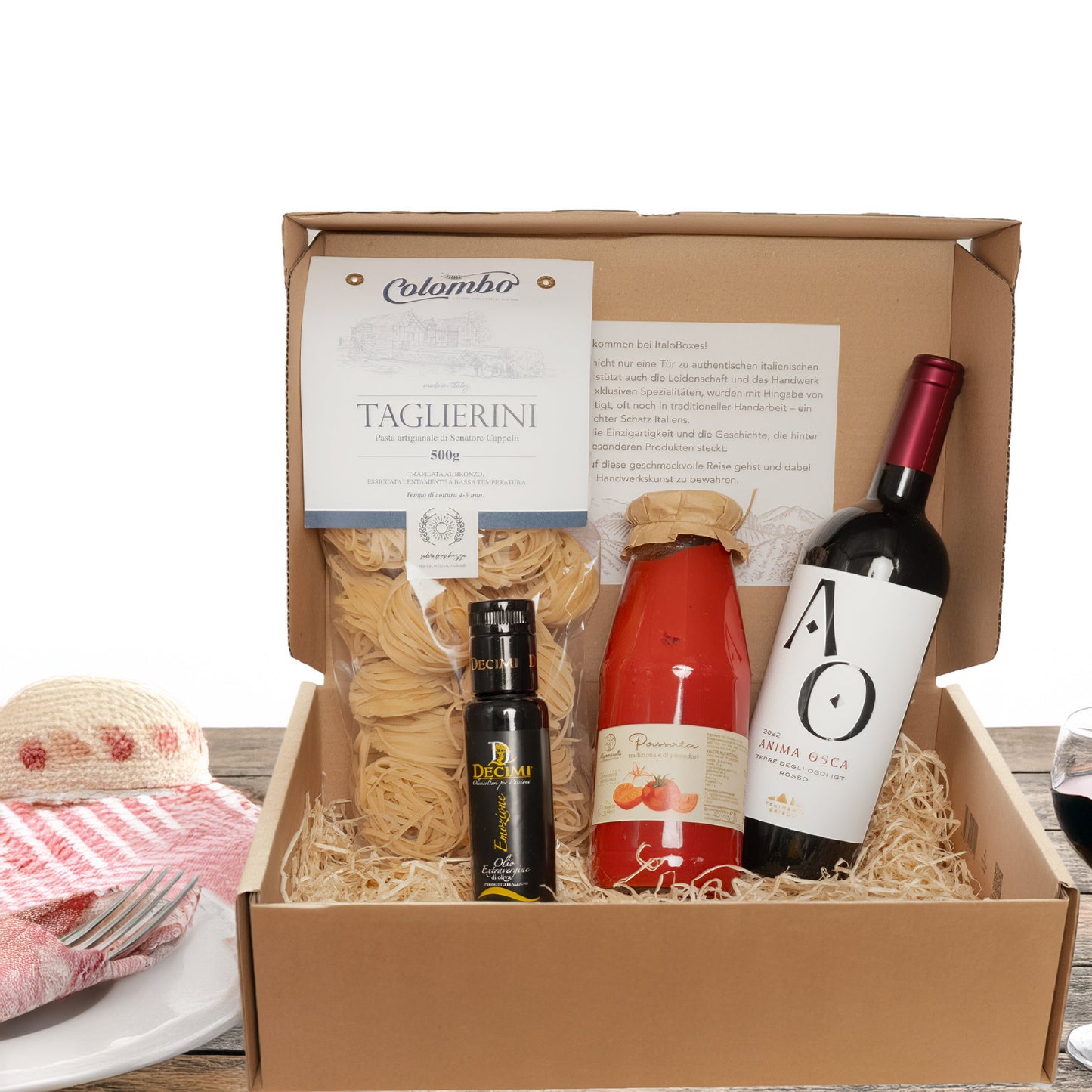 Geschenkbox "Stefano" – Ein romantischer Abend zu zweit