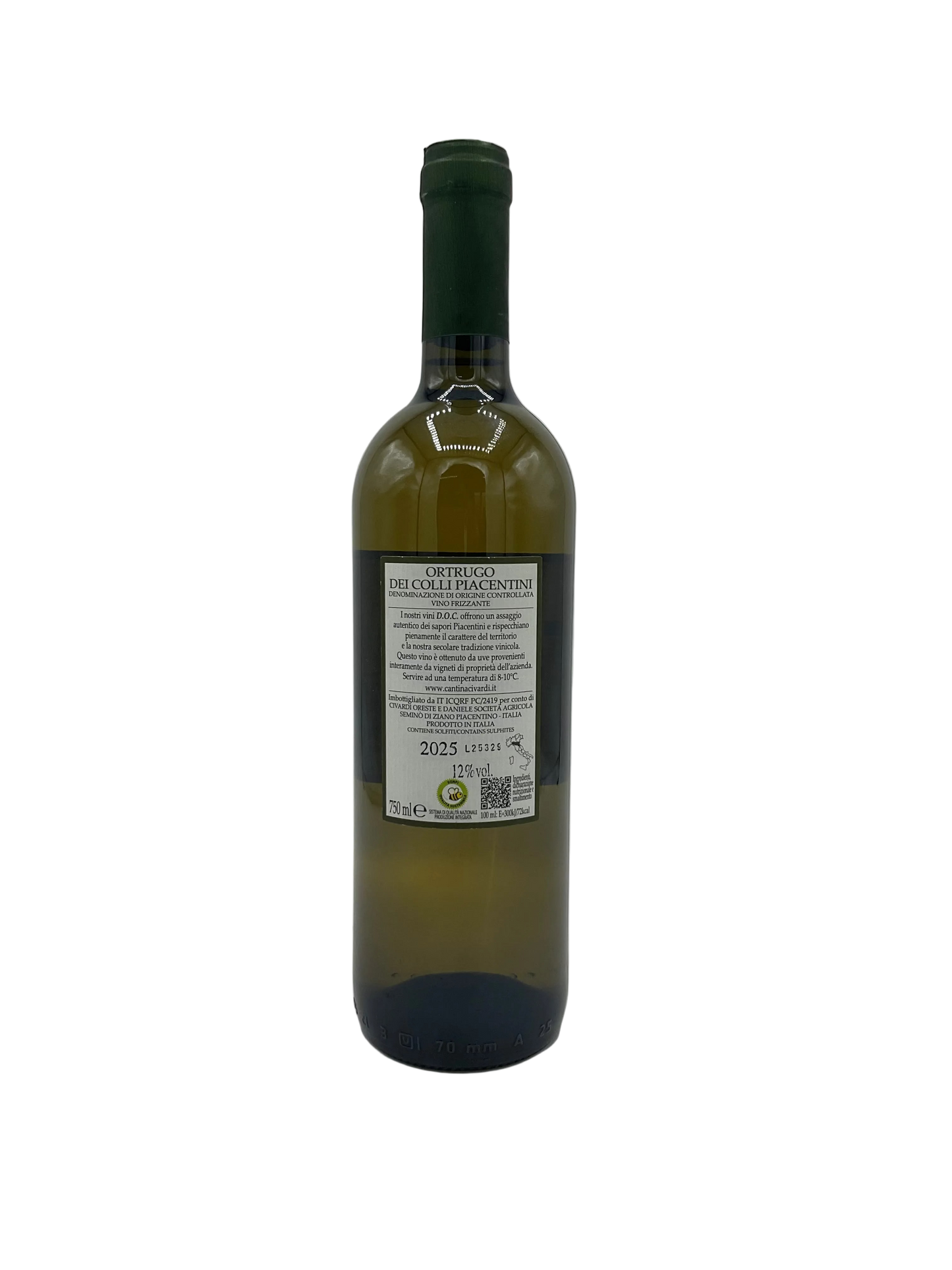 Ortrugo dei Colli Piacentini - Frizzante Weißwein - 750 ml