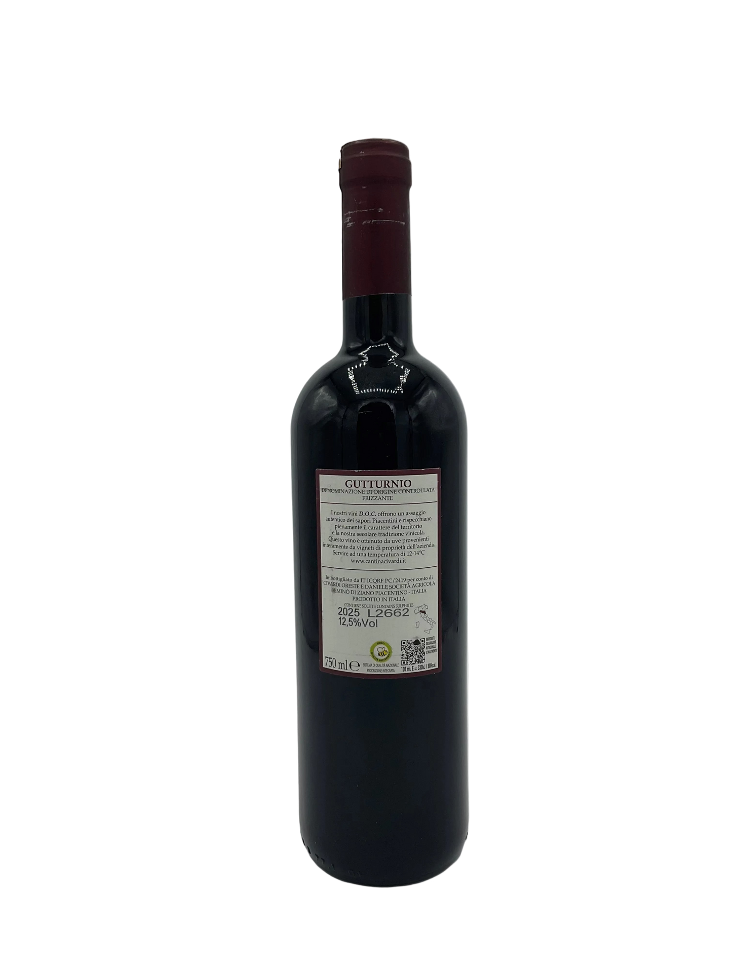 Gutturnio Frizzante - Spritziger Rotwein - 750 ml