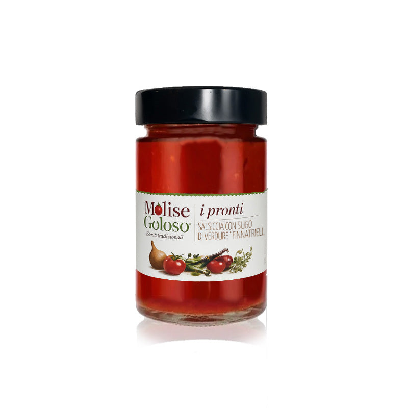 Salsiccia con sugo di verdure Finnatriell von Molise Goloso im Glas